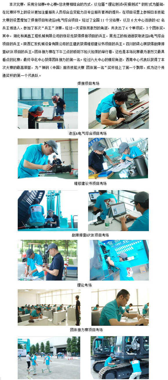 追求卓越技術，守護客戶信賴——神鋼（中國）第七屆服務技能大賽總決賽圓滿落幕